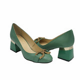 Pantofi office comozi cu accesoriu PF303-10 aloe