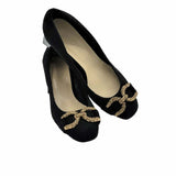 Pantofi office comozi cu accesoriu PF303-10 negru