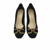 Pantofi office comozi cu accesoriu PF303-10 negru