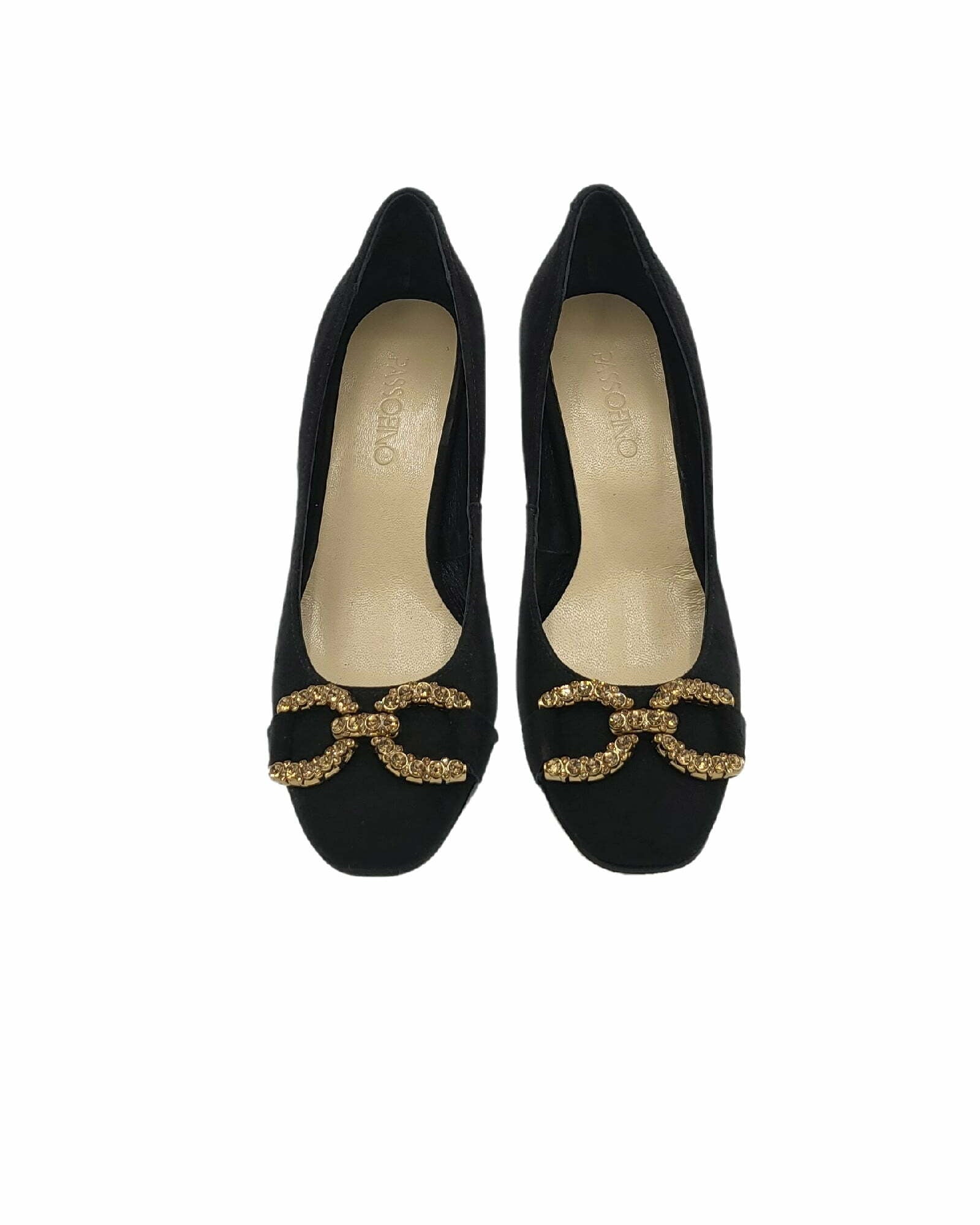 Pantofi office comozi cu accesoriu PF303-10 negru