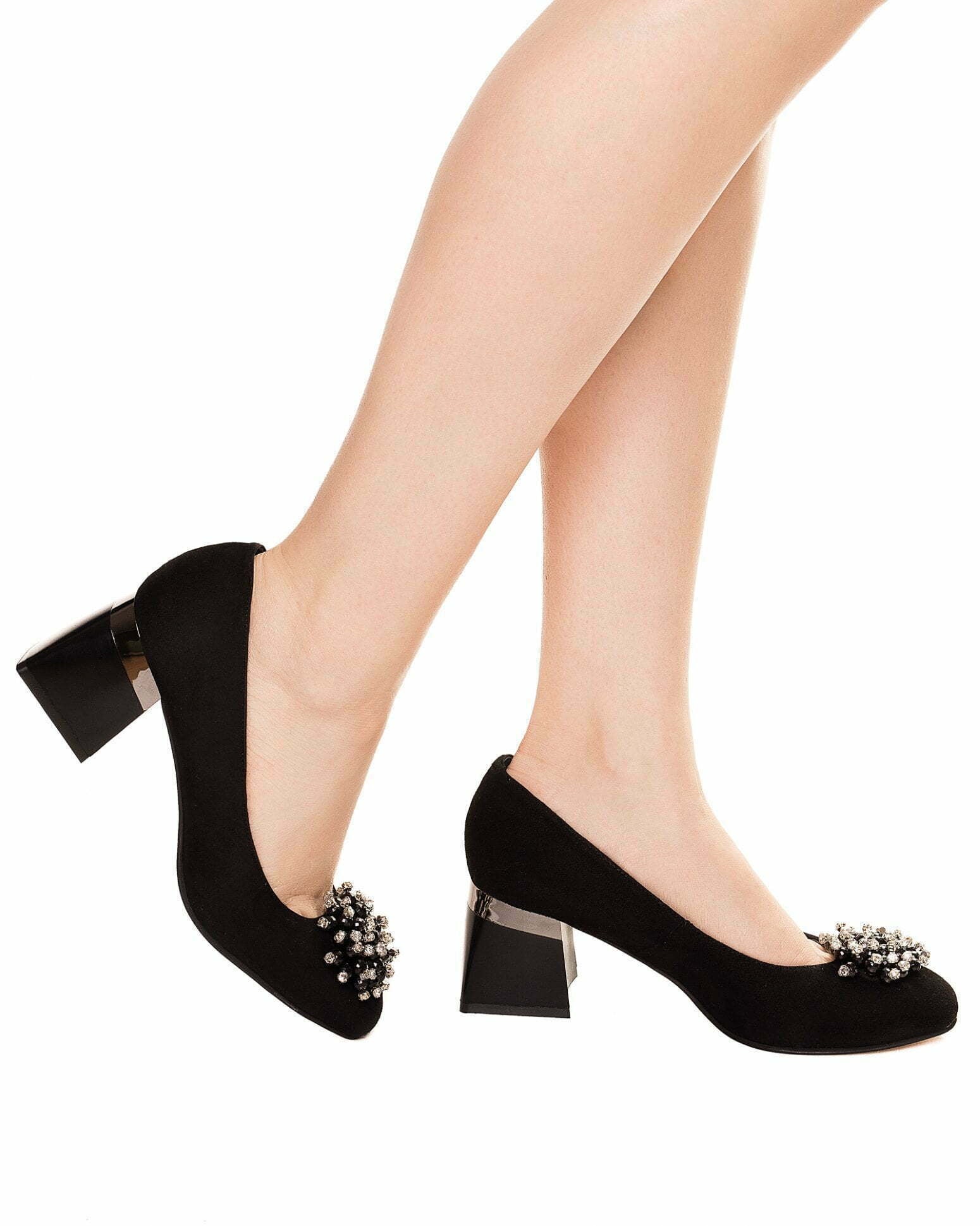 Pantofi office comozi cu accesoriu Sophie