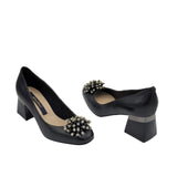 Pantofi office comozi cu accesoriu Sophie Black