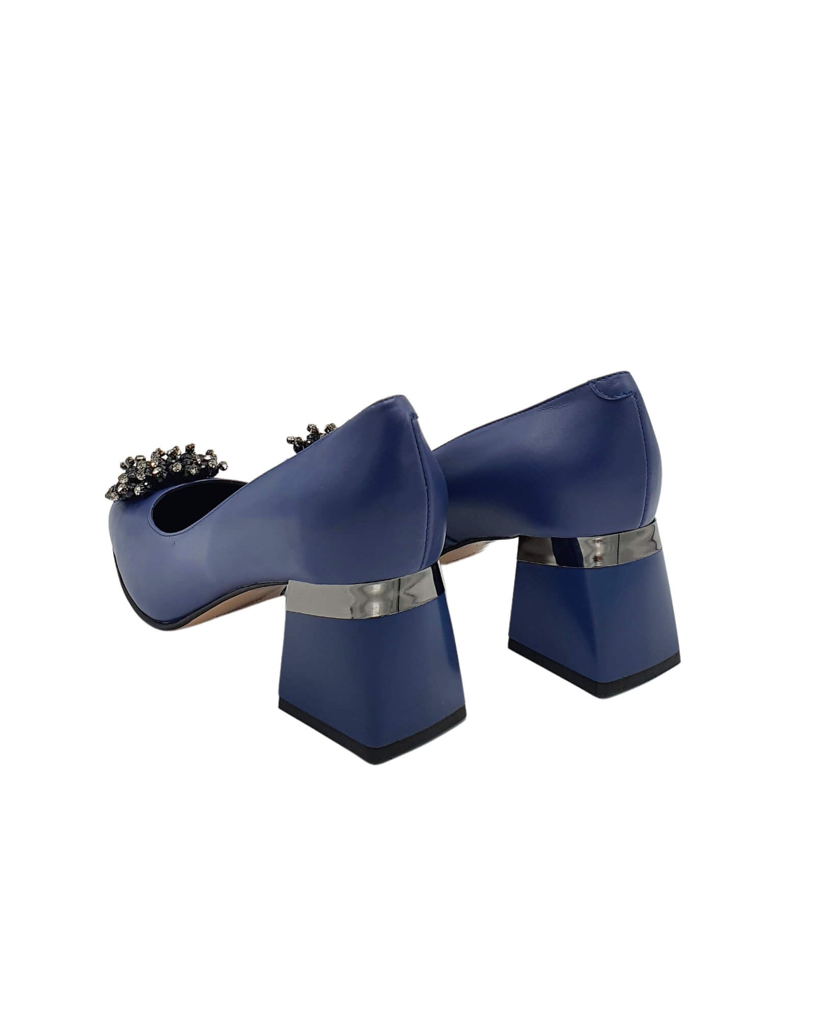 Pantofi office comozi cu accesoriu Sophie Blue