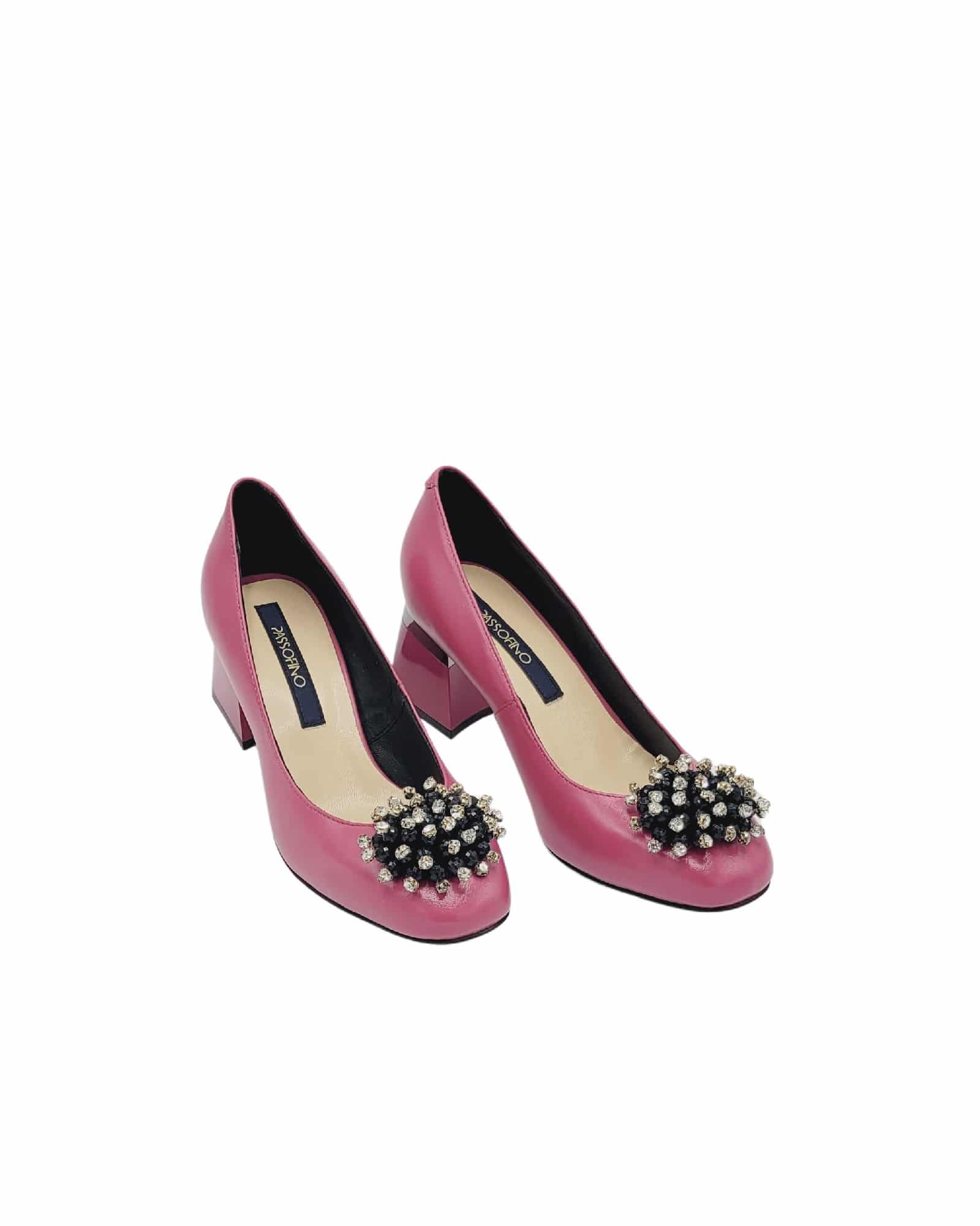 Pantofi office comozi cu accesoriu Sophie Fuchsia