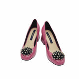 Pantofi office comozi cu accesoriu Sophie Fuchsia