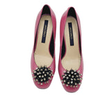 Pantofi office comozi cu accesoriu Sophie Fuchsia