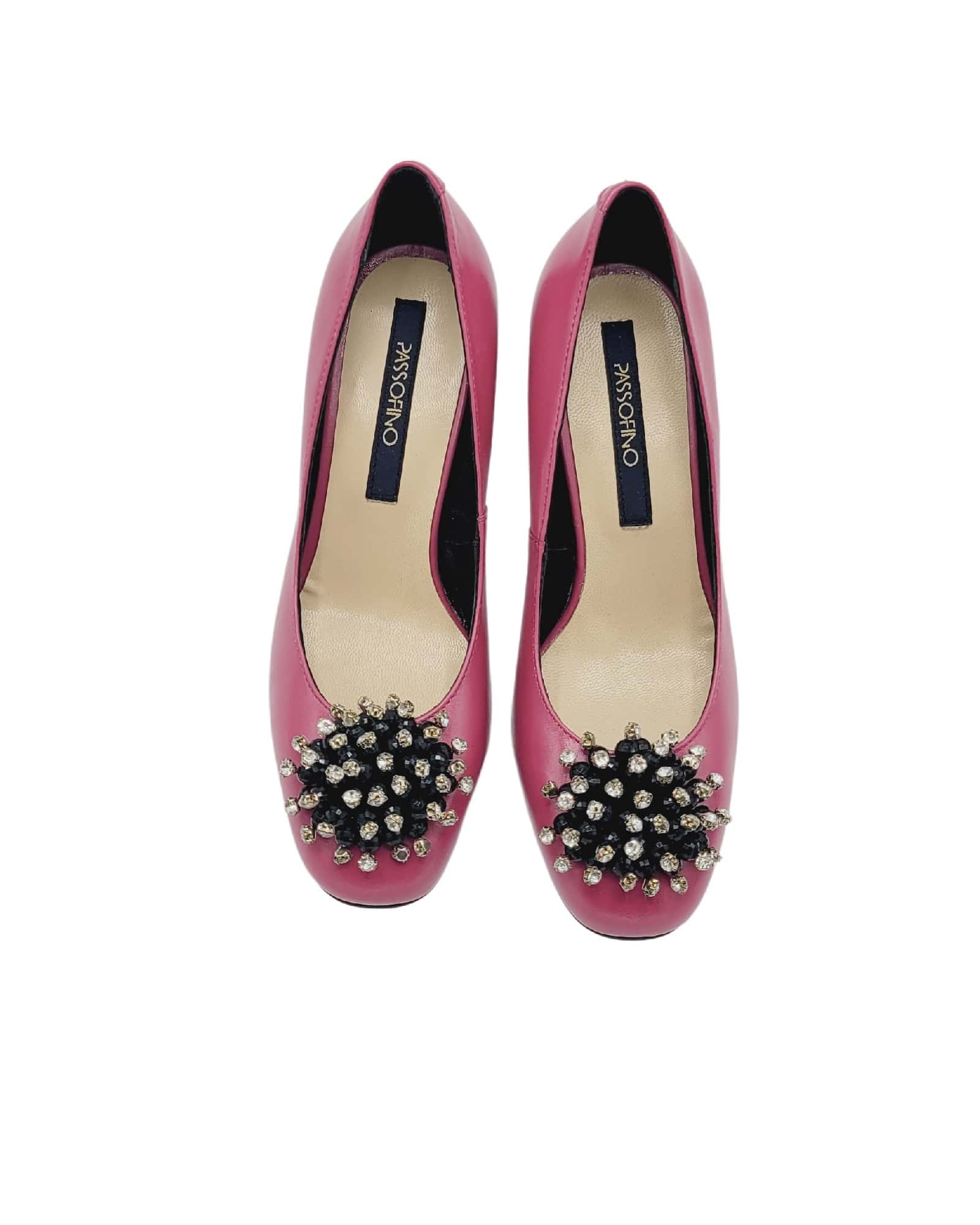 Pantofi office comozi cu accesoriu Sophie Fuchsia