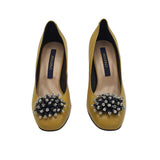 Pantofi office comozi cu accesoriu Sophie Yellow