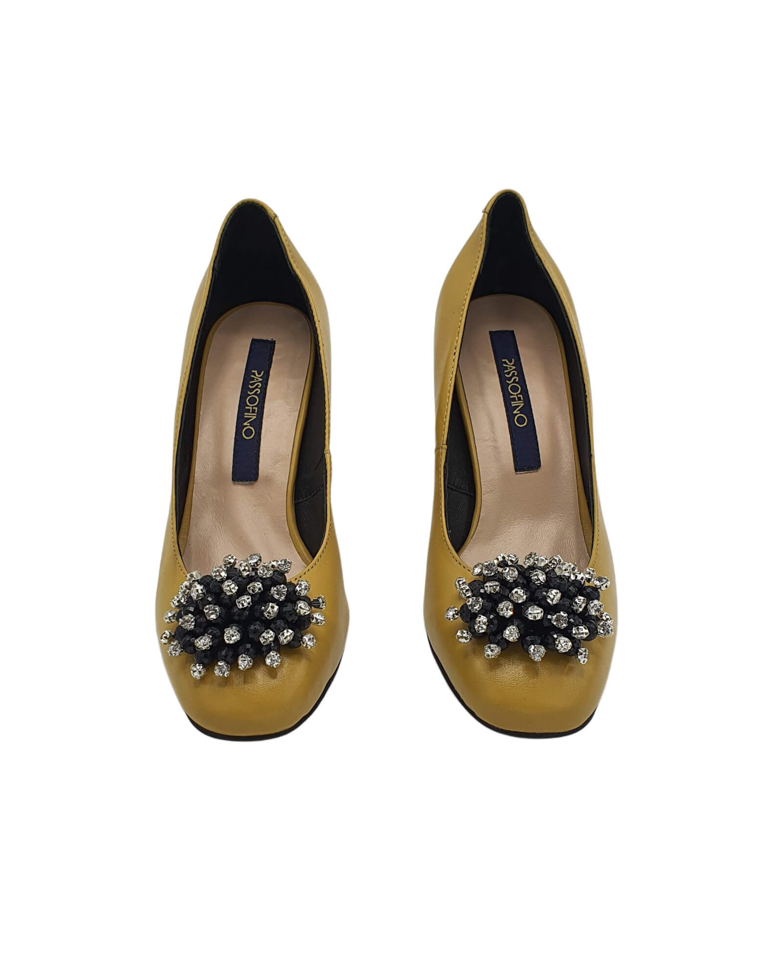 Pantofi office comozi cu accesoriu Sophie Yellow
