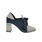 Pantofi office cu siret PF008-2 Grey