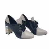 Pantofi office cu siret PF008-2 Grey
