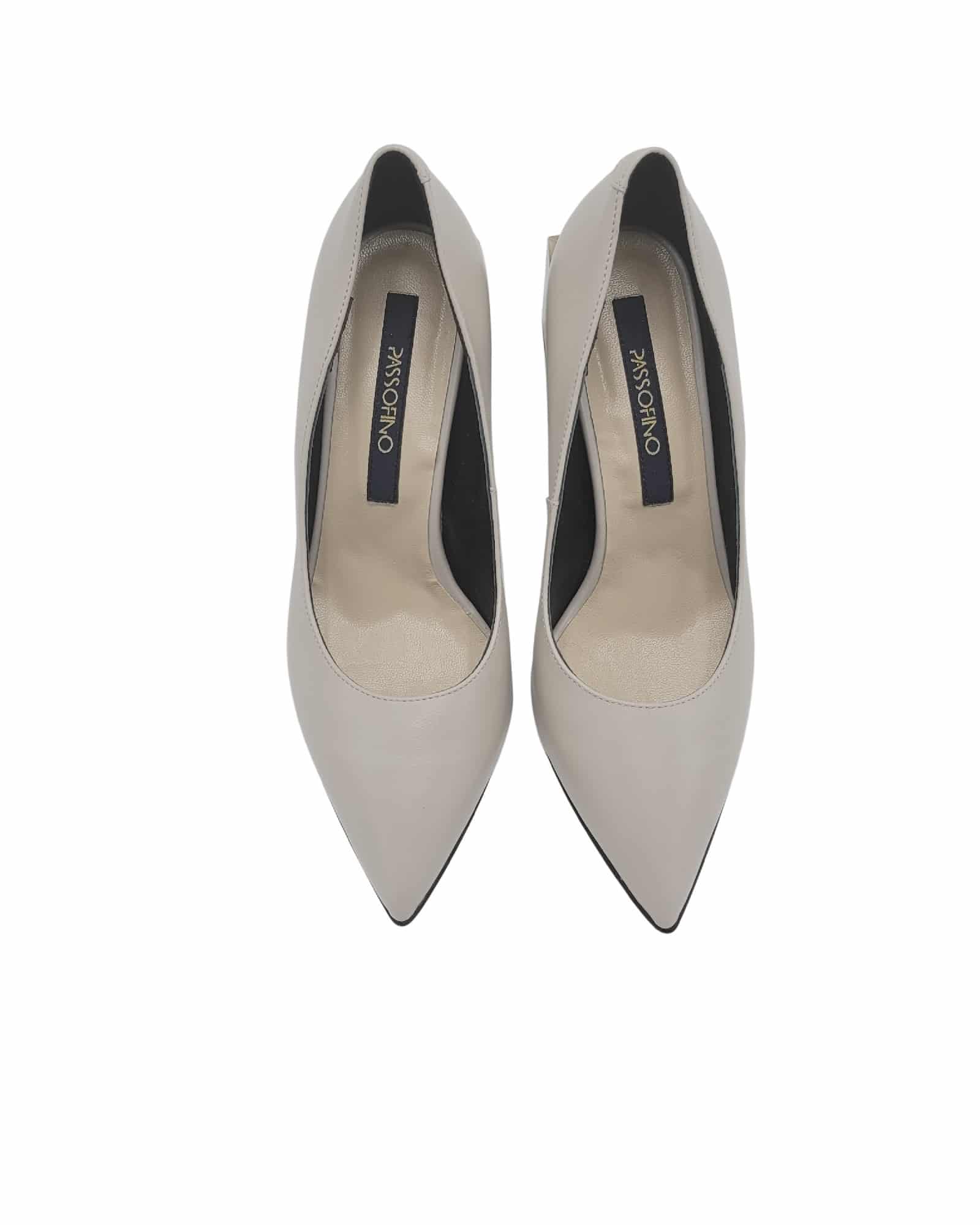 Pantofi office cu toc modern Saima Grey