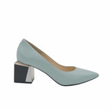 Pantofi office cu toc modern Saima Mint