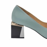 Pantofi office cu toc modern Saima Mint