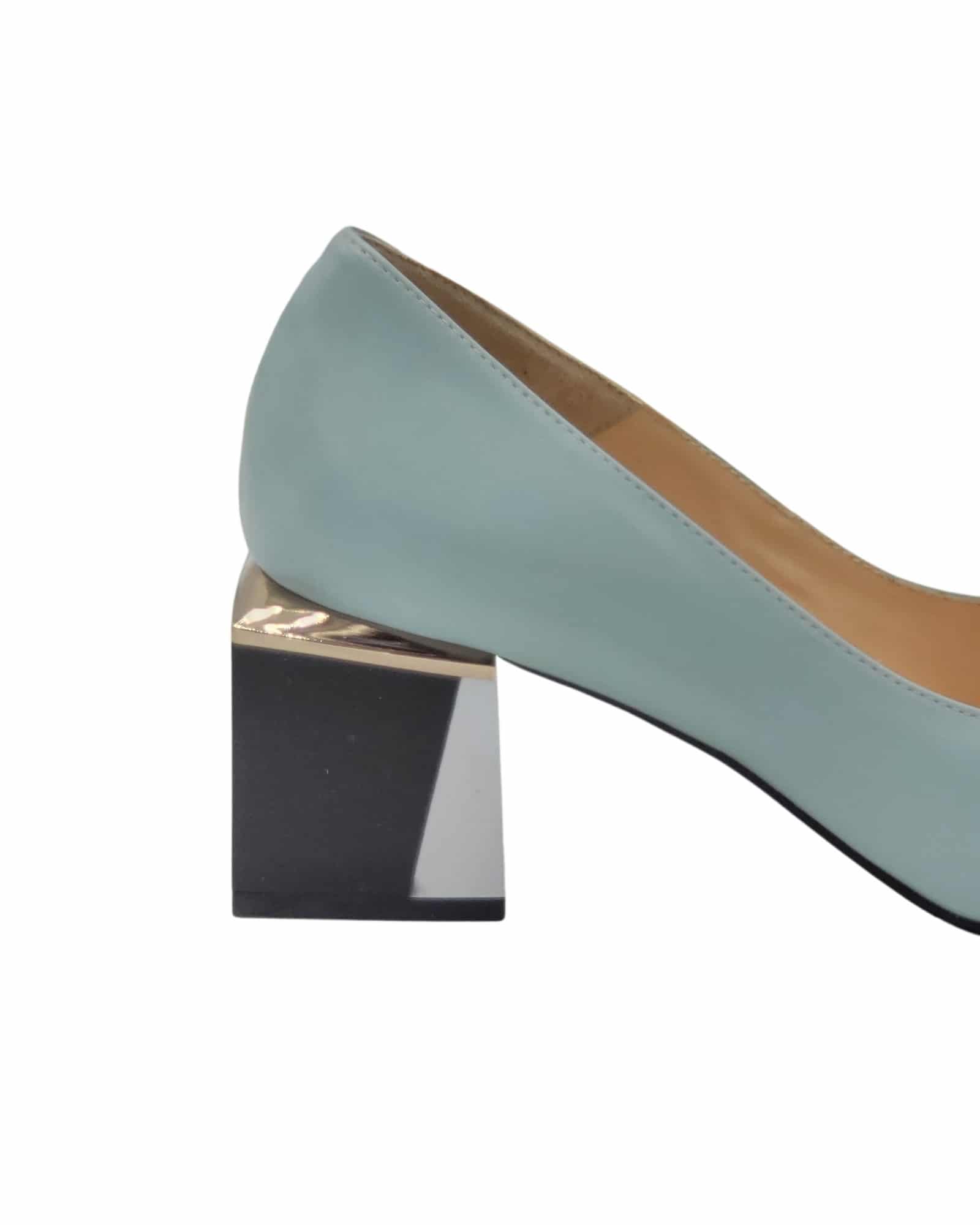 Pantofi office cu toc modern Saima Mint