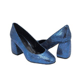 Pantofi office din piele intoarsa Ivana ciel