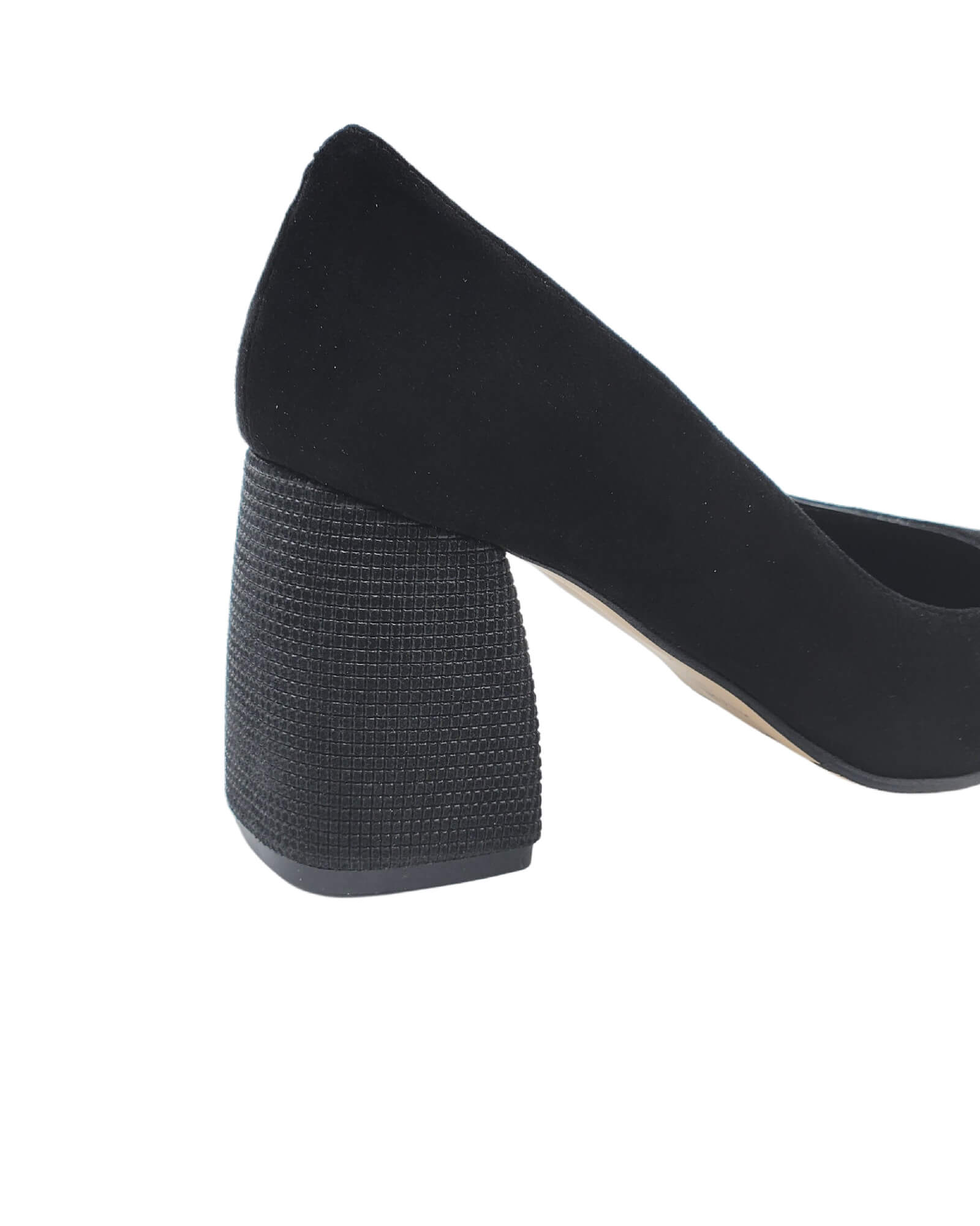Pantofi office din piele intoarsa Ivana negru