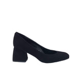 Pantofi office din piele intoarsa Wanda negru