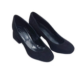 Pantofi office din piele intoarsa Wanda negru