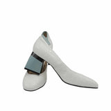 Pantofi office din piele presaj Isabel White