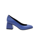 Pantofi office din piele soft Wanda blue
