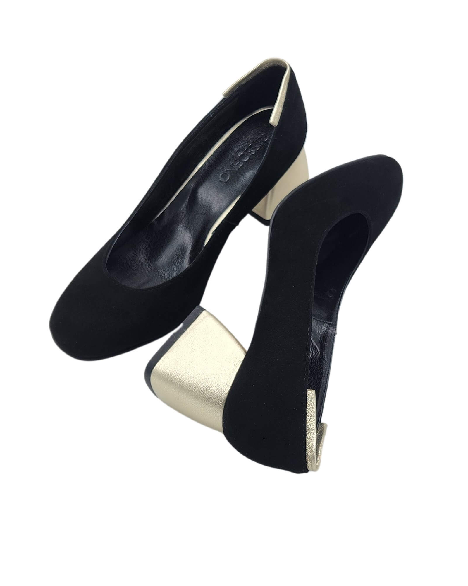 Pantofi office piele intoarsa Lidia Black