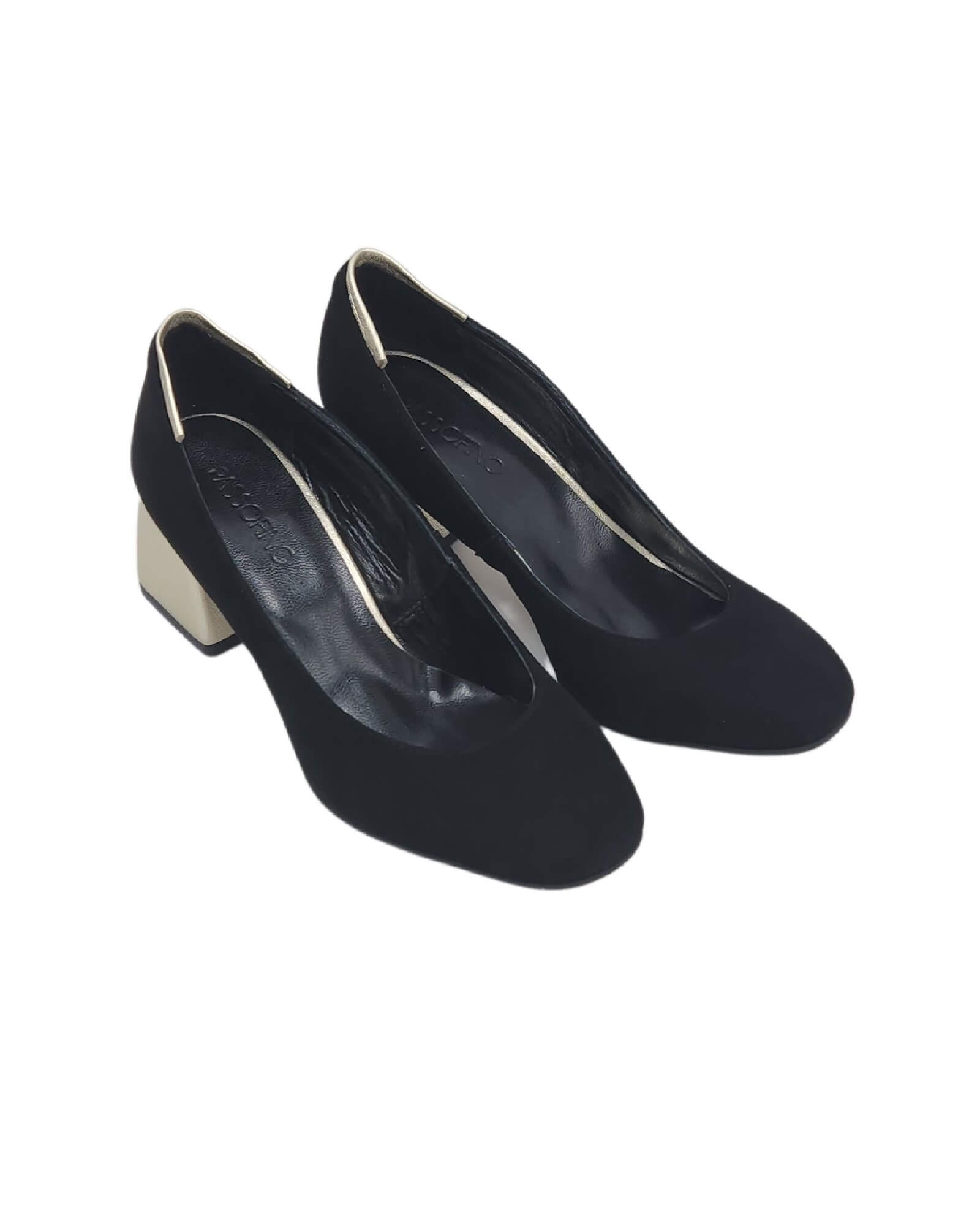 Pantofi office piele intoarsa Lidia Black
