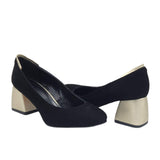 Pantofi office piele intoarsa Lidia Black