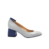 Pantofi office piele soft Lidia gri