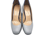 Pantofi office piele soft Lidia gri