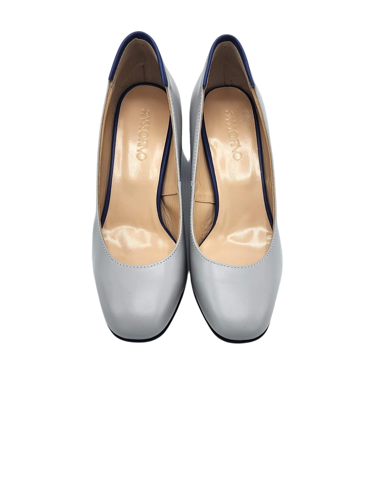Pantofi office piele soft Lidia gri