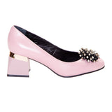 Pantofi office comozi cu accesoriu Sophie Lila