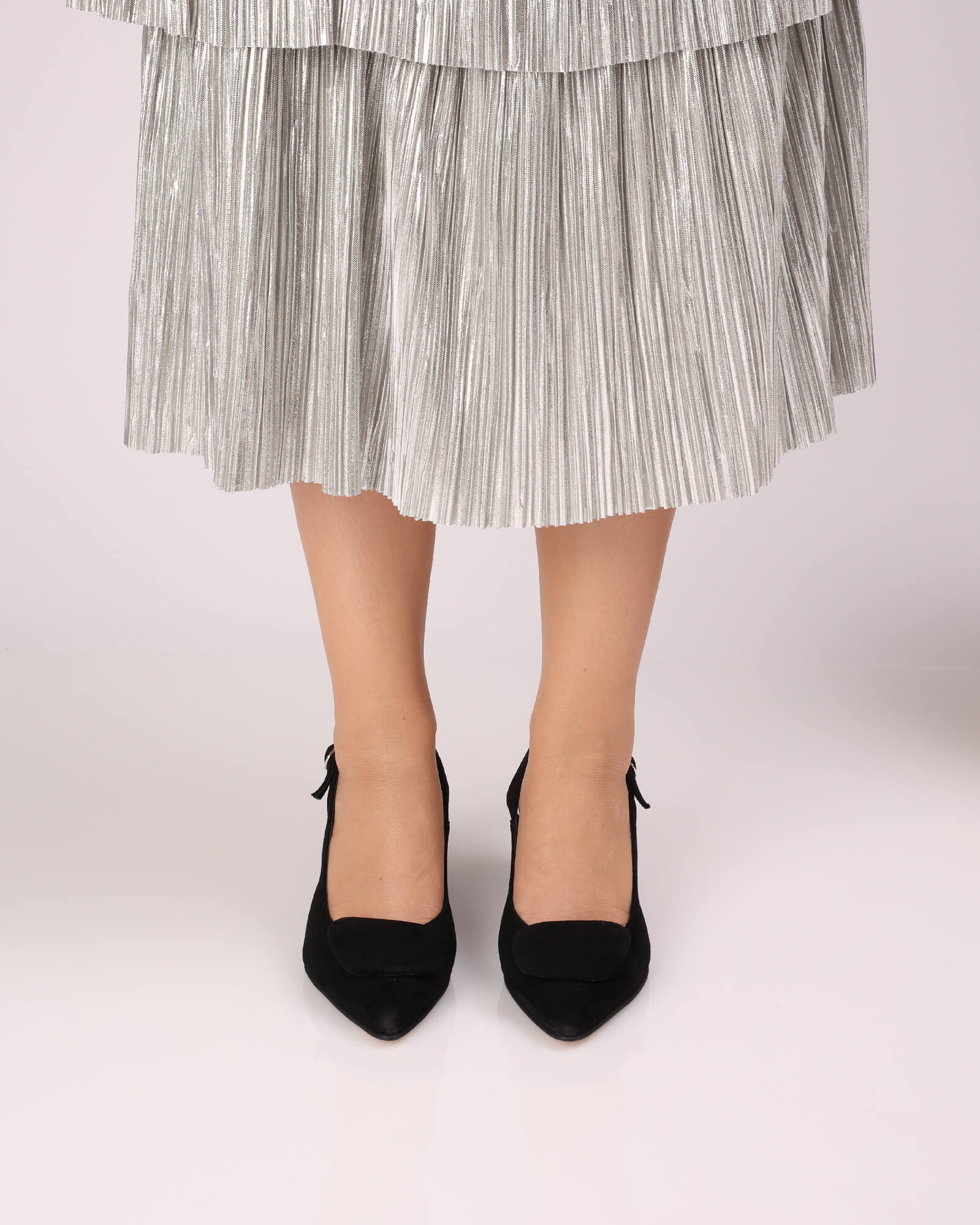 Pantofi office toc imbracat Lauren Black