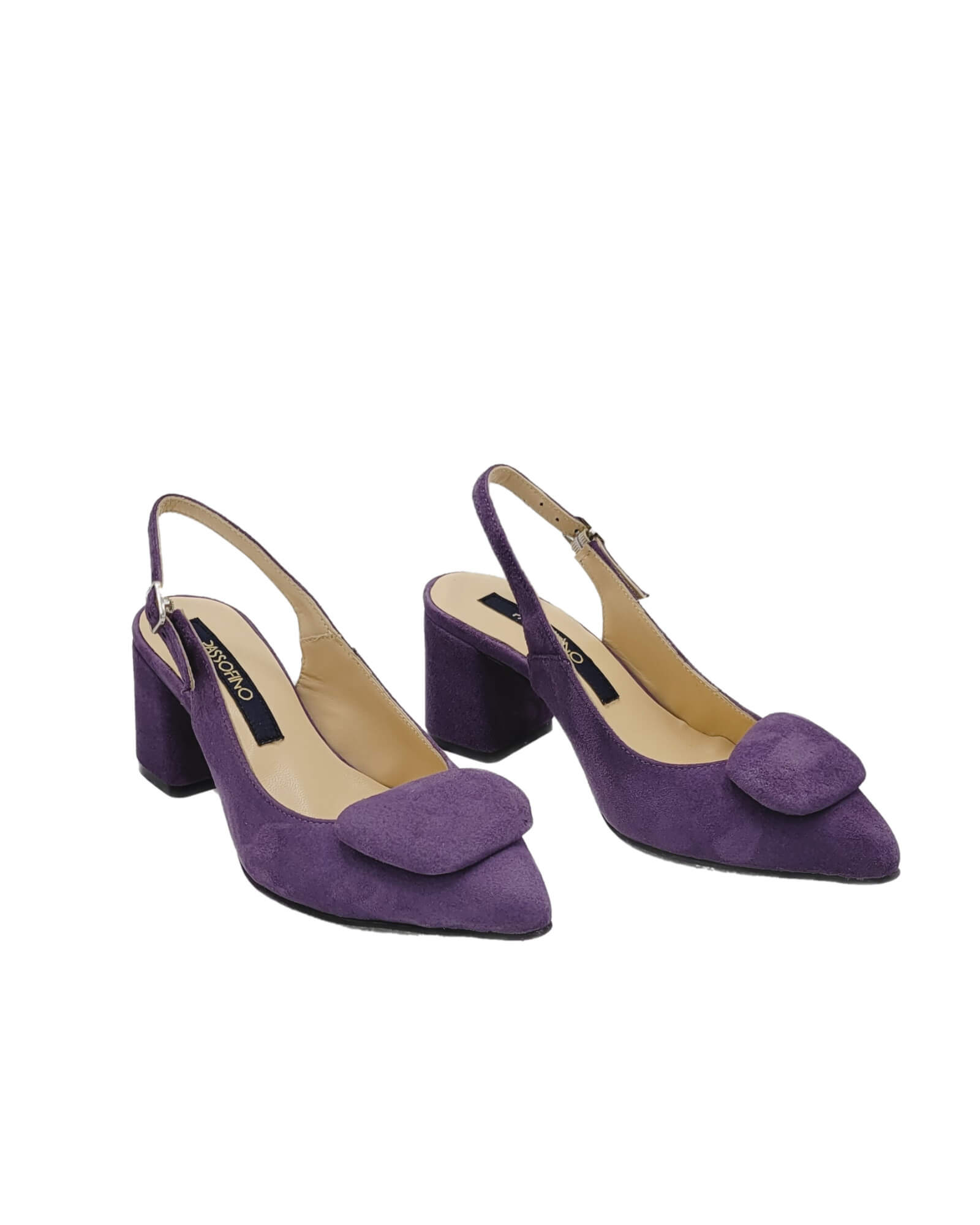 Pantofi office toc imbracat Lauren Mauve