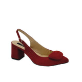 Pantofi office toc imbracat Lauren Red
