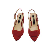 Pantofi office toc imbracat Lauren Red