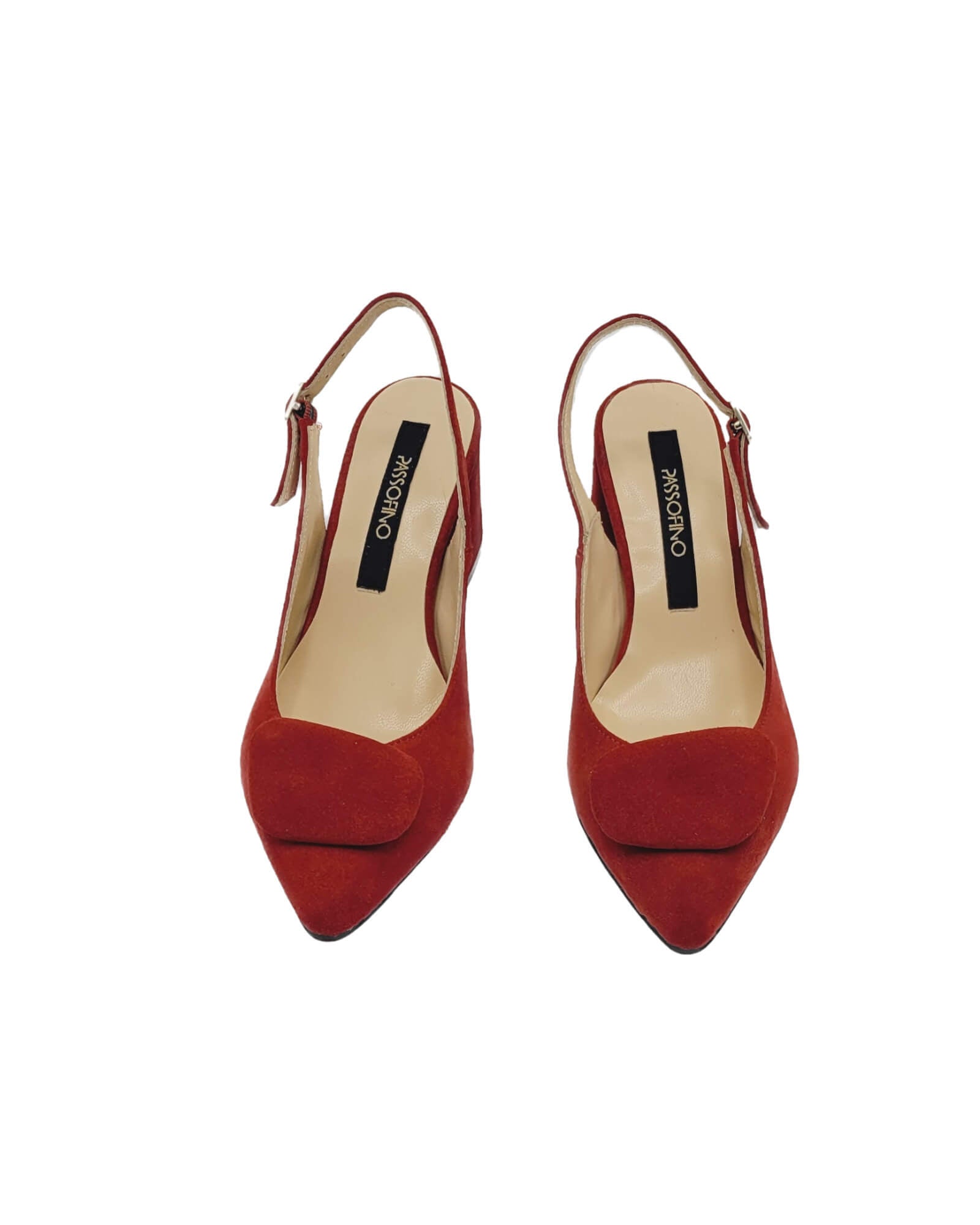 Pantofi office toc imbracat Lauren Red