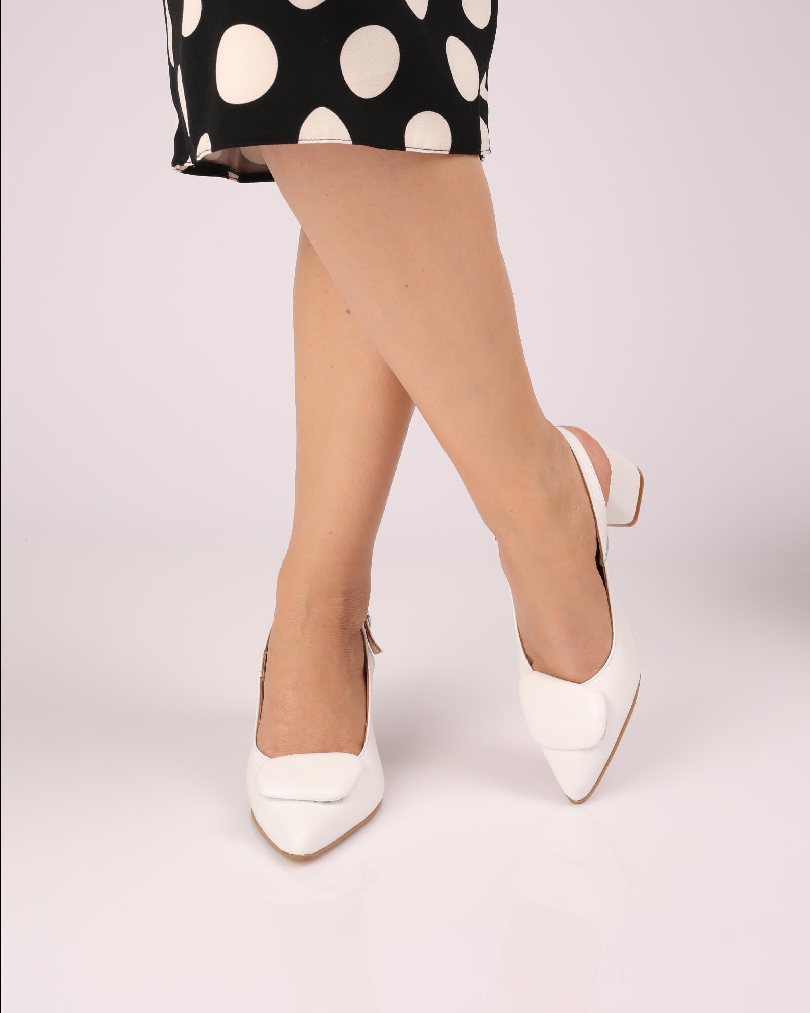 Pantofi office toc imbracat Lauren White