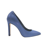 Pantofi stiletto din piele soft Kate Blue