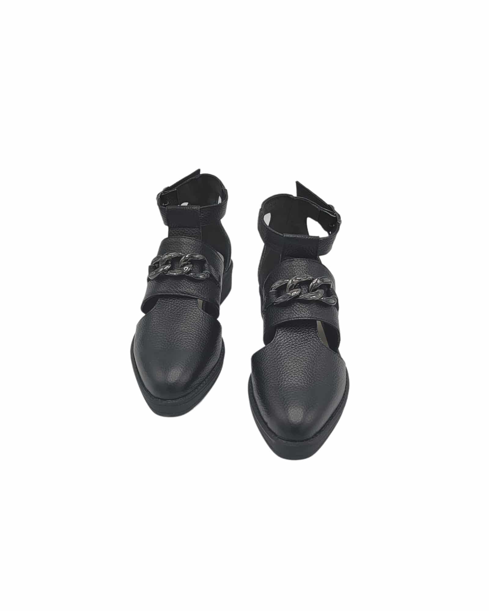Pantofi trendy cu talpa joasa Ramina Black