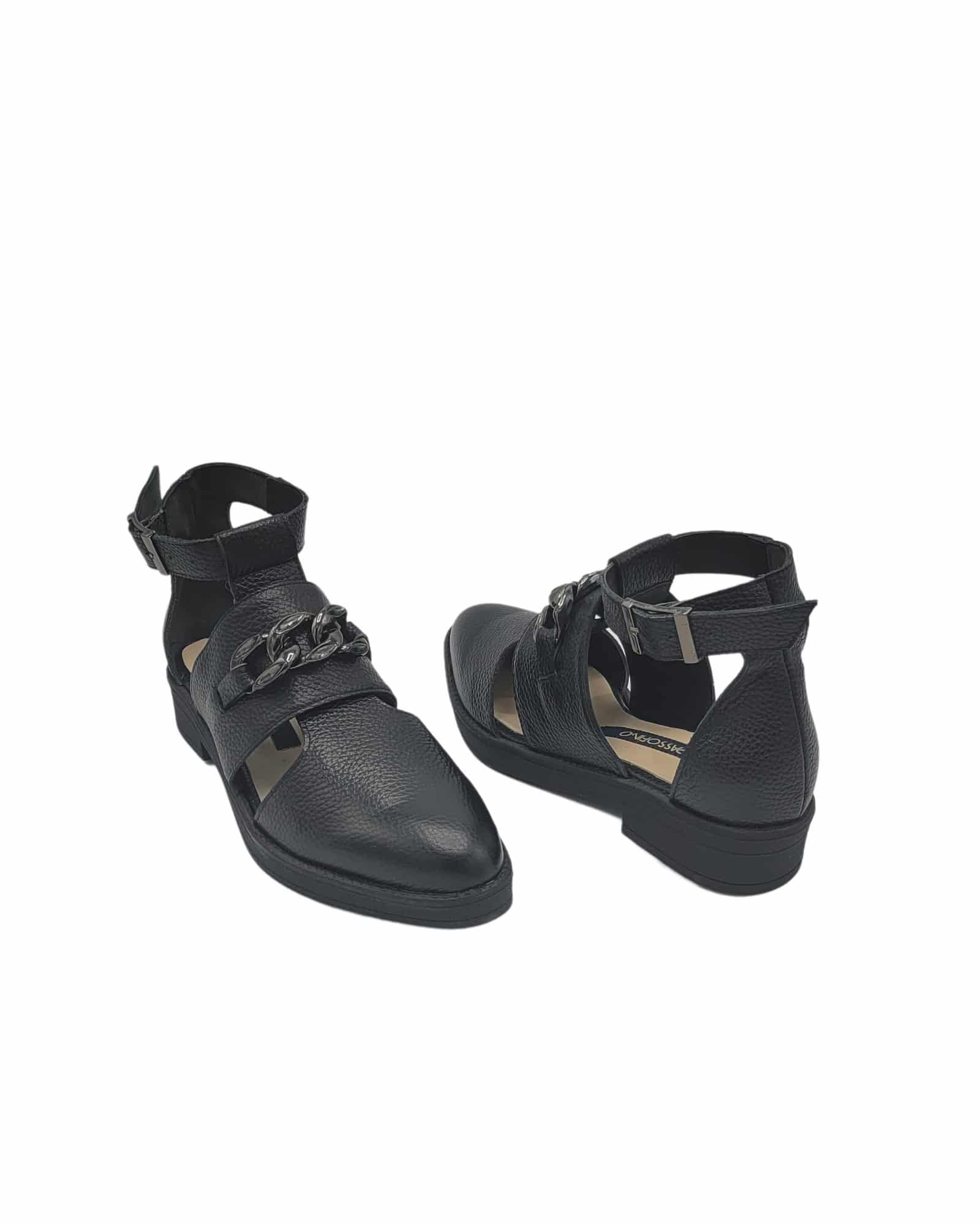 Pantofi trendy cu talpa joasa Ramina Black