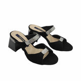 Papuc cu strasuri Urania Black