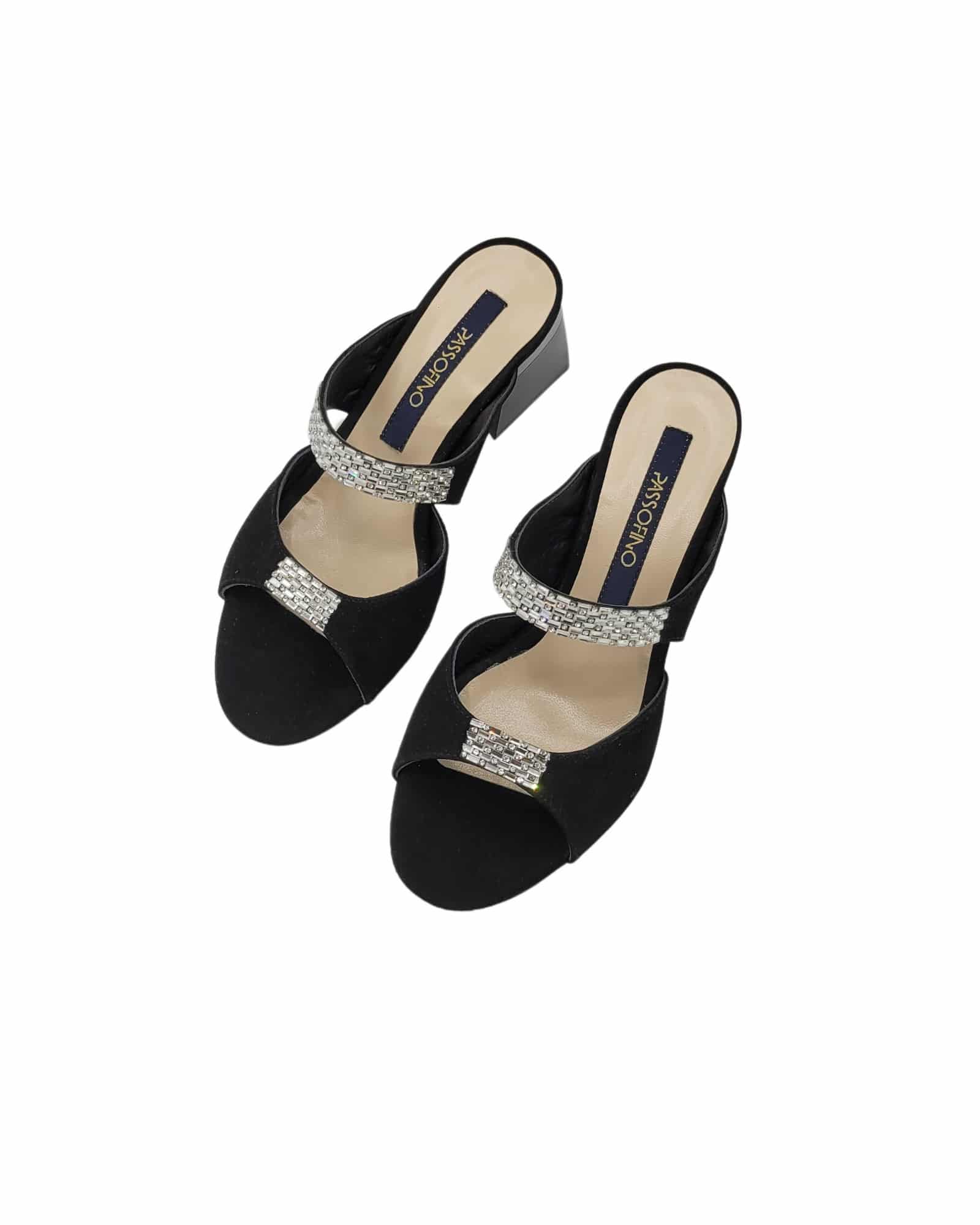 Papuc cu strasuri Urania Black