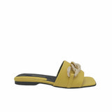 Papuci cu talpa joasa Annabel Yellow