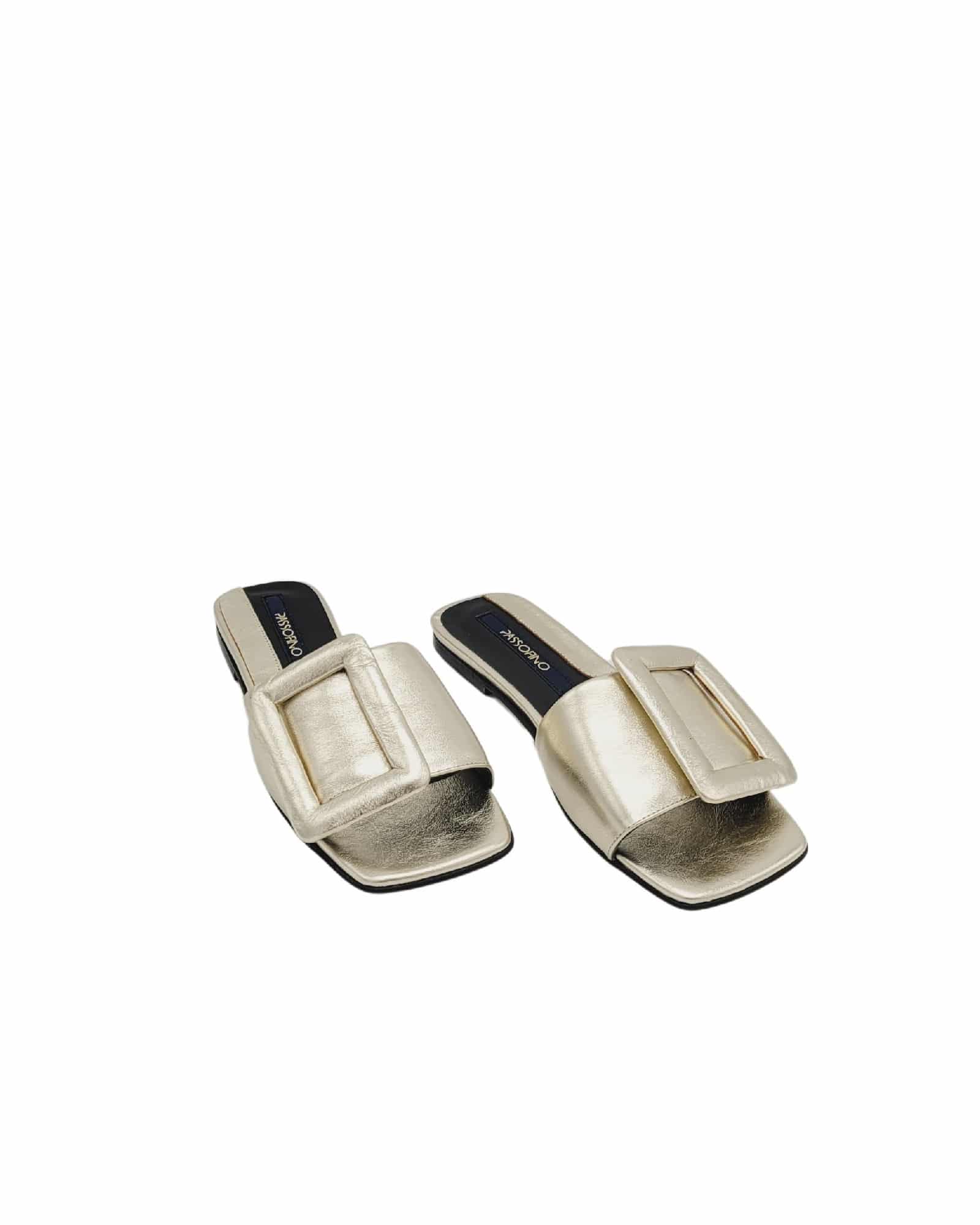 Papuci moderni Calliope Gold