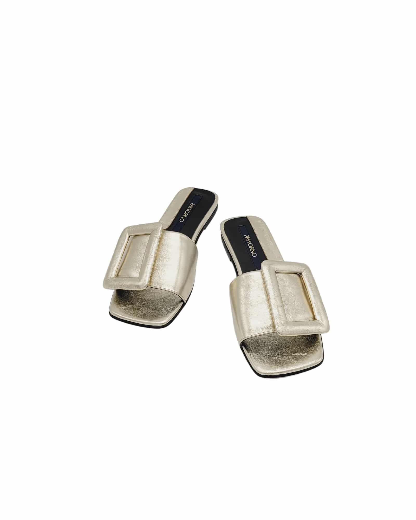 Papuci moderni Calliope Gold