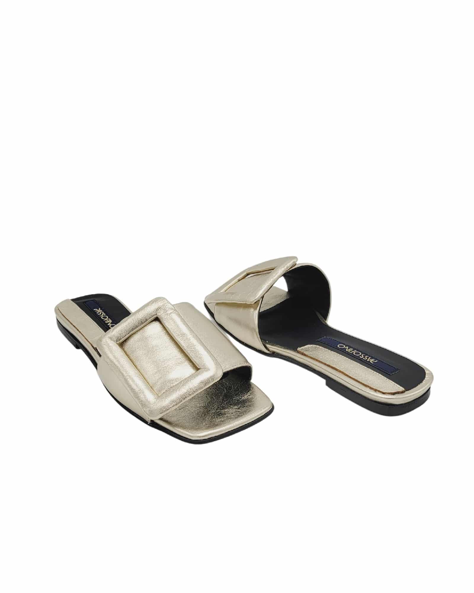 Papuci moderni Calliope Gold