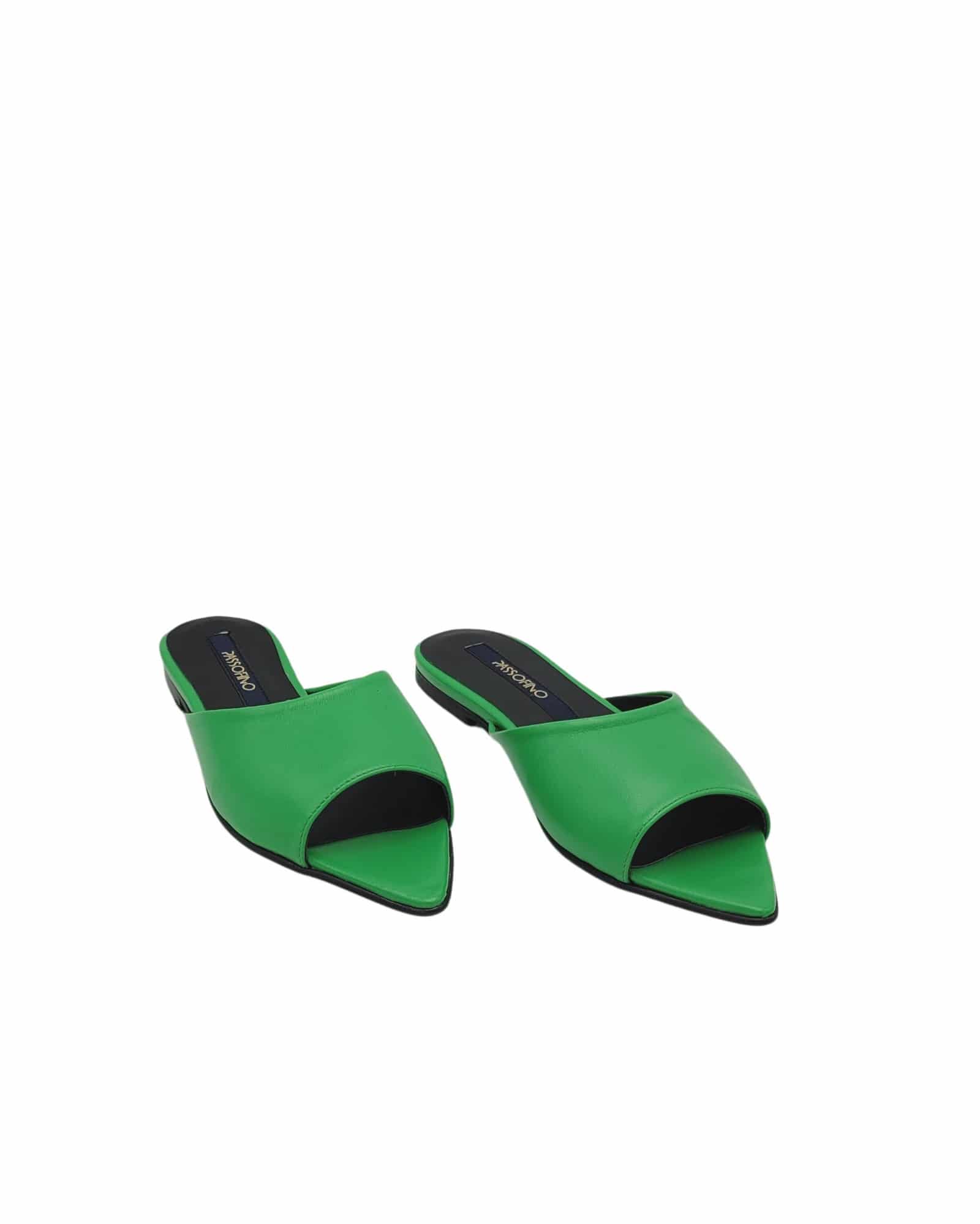 Papuci varf ascutit Eris Green