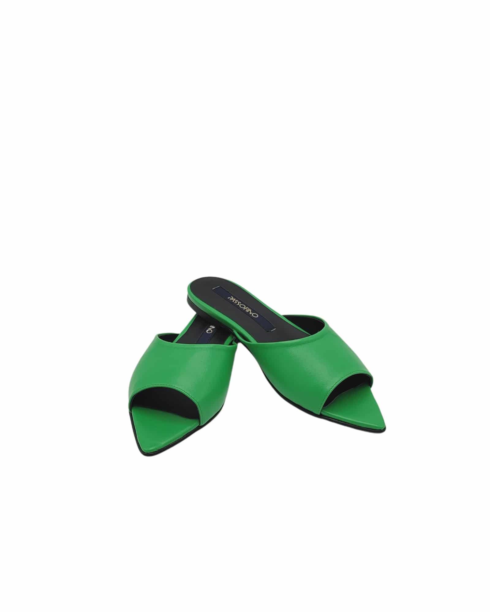 Papuci varf ascutit Eris Green