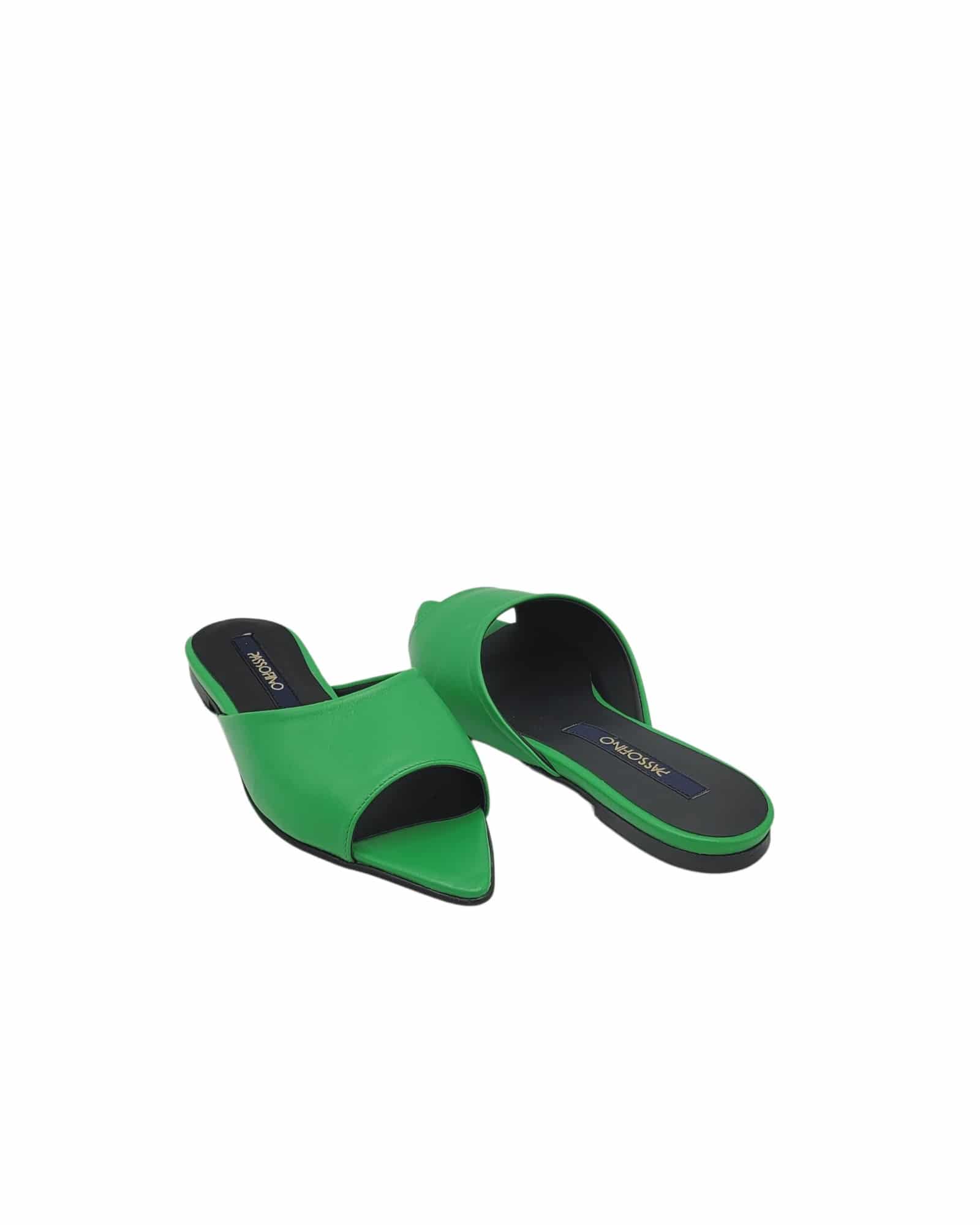 Papuci varf ascutit Eris Green